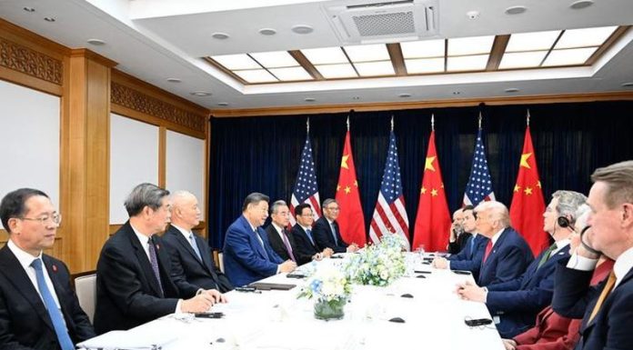 Cina: il presidente Xi incontra Trump a Busan, in ROK (2)