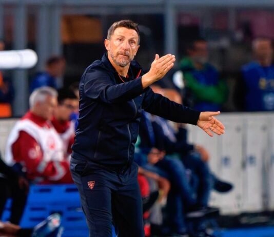 Lecce, Di Francesco “Con la Fiorentina servono orgoglio e voglia di tornare competitivi”