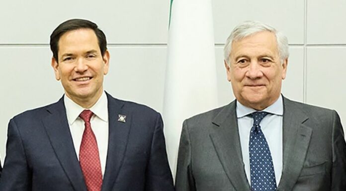 Tajani sente Rubio “Al lavoro per una rapida attuazione del Piano Trump”