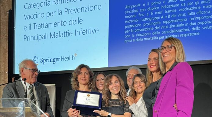 Pfizer premiata per il vaccino contro il virus respiratorio sinciziale