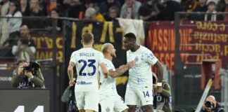 Basta Bonny, l’Inter batte la Roma all’Olimpico 1-0