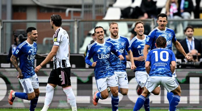 La Juve cade a Como, decidono i gol di Kempf e Nico Paz