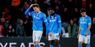 Allarme rosso in casa Napoli, clamoroso ko sul campo del Psv