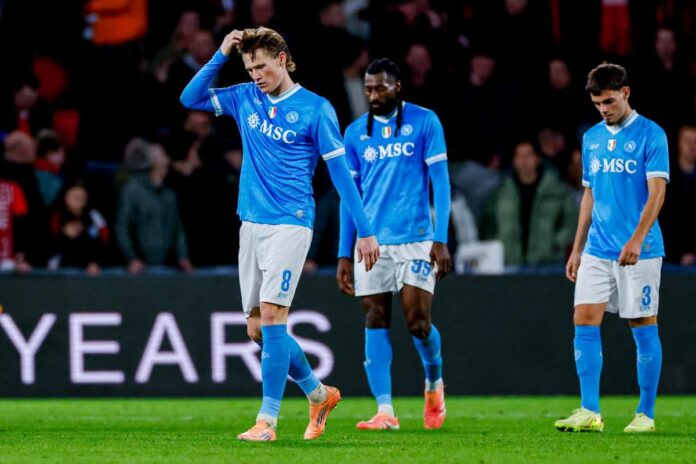 PSV Eindhoven v SSC Napoli, UEFA Champions League 2025/26 League Phase MD3, Football, PSV Stadion, Netherlands - 21 Oct 2025
