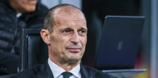 Allegri “Scudetto? L’obiettivo resta la quota champions a 74 punti”