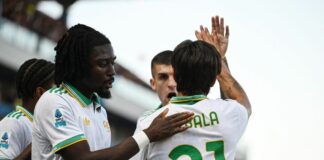 La Roma batte il Sassuolo 1-0 e aggancia il Napoli, Dybala decisivo