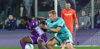 La Fiorentina rimonta con due rigori: è 2-2 contro il Bologna