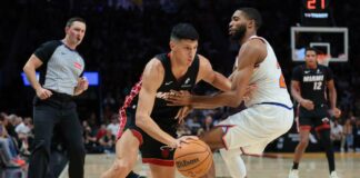 Miami supera New York con 14 punti di Fontecchio, ok Lakers e San Antonio