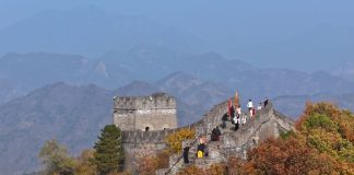 Cina: il distretto di Jizhou a Tianjin si tinge dei colori dell’autunno (1)