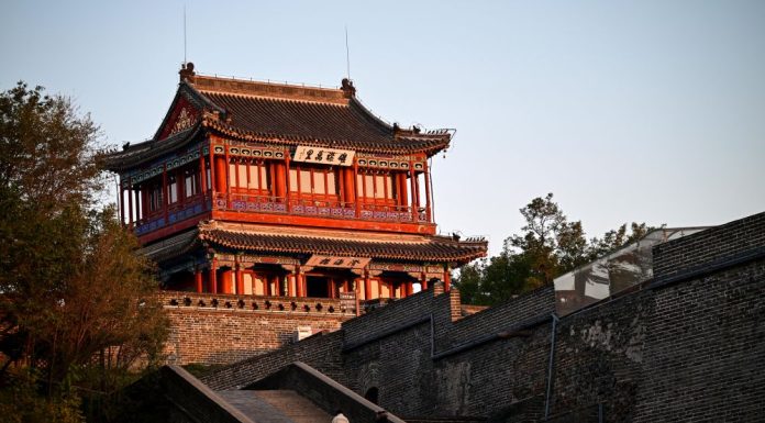 Cina: il paesaggio all’alba dal passo Shanhaiguan nell’Hebei (2)