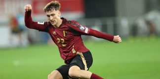 Belgium’s Saelemaekers sidelined for Wales match due to injury