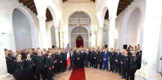 Il generale Domizi in vista al Comando Legione Carabinieri “Sicilia”