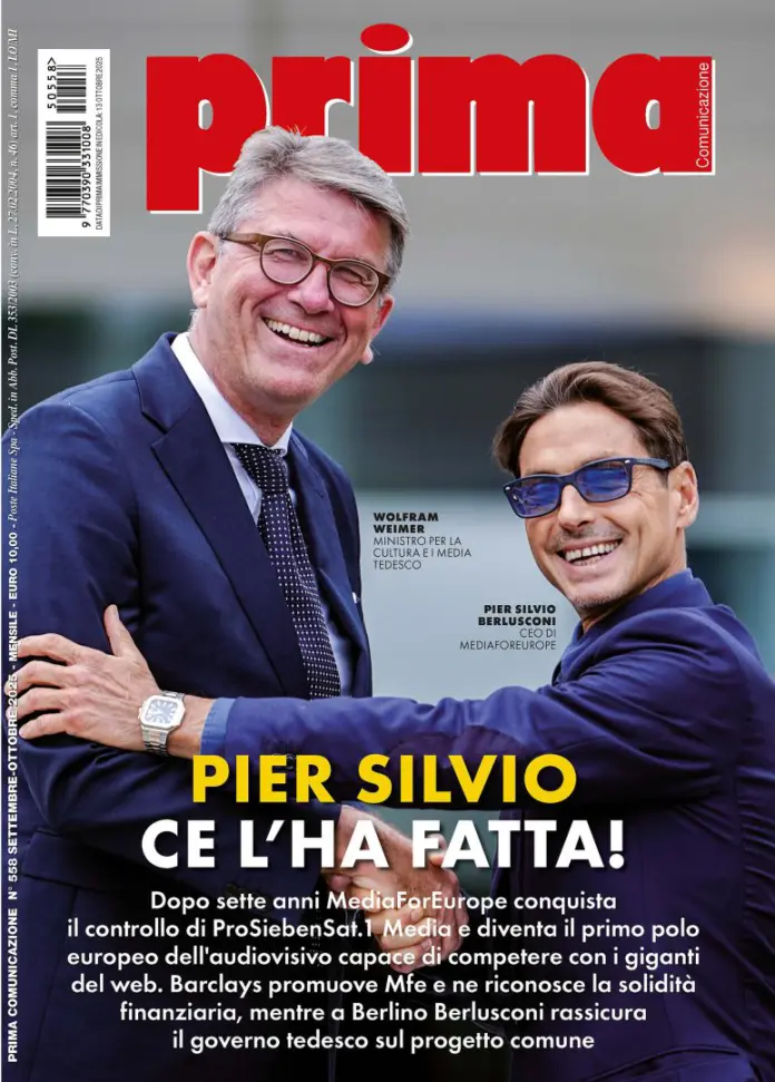Cover Prima 558 ottobre 2025