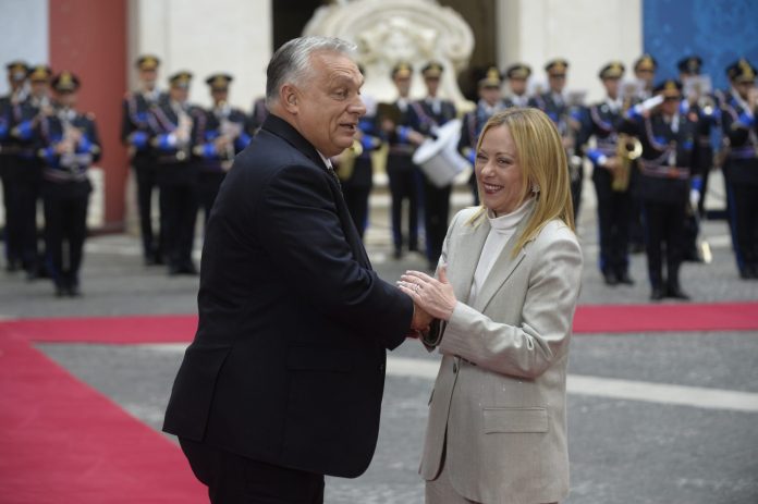 Meloni incontra Orbàn