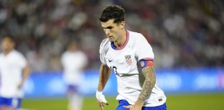 Pulisic left the field injured in Usa friendly against Australia