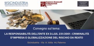 Criminalità d’impresa, esperti a convegno a Palermo