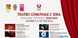 Prosa, musica e cabaret: si alza il sipario sulla nuova stagione del Teatro L’Idea di Sambuca di Sicilia