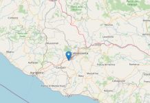 Terremoto nel Nisseno, registrata una scossa di magnitudo 3.4