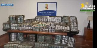 Sequestrati nel Trapanese 670 kg di hashish, fermati 5 narcotrafficanti