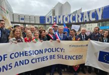 Lombardia in piazza a Bruxelles contro il taglio e la centralizzazione dei fondi di coesione