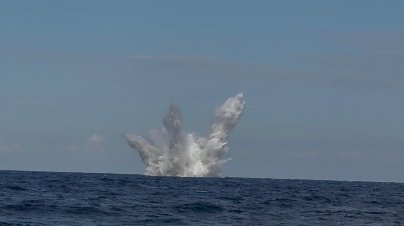 Disinnescata e fatta brillare una bomba d’aereo americana da 1000 libbre a Pantelleria