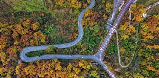 Cina: i paesaggi di inizio inverno ripresi dall’alto (2)