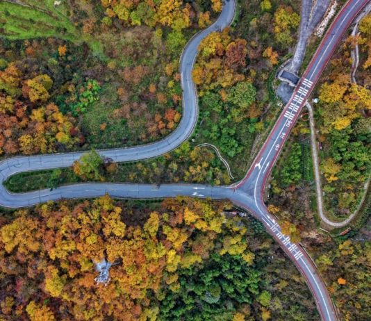 Cina: i paesaggi di inizio inverno ripresi dall’alto (2)