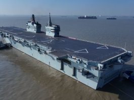 Cina: prima prova in mare per la nave d’assalto anfibia Type 076