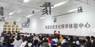 Cina: studenti scoprono storia e patrimonio Tombe Imperiali Xixia a Yinchuan (1)