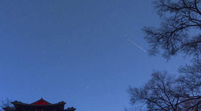 Cina: lo sciame meteorico delle Leonidi illumina il cielo in Heilongjiang (3)