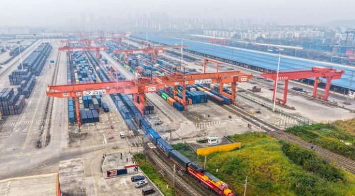 Cina: da Chongqing parte nuovo treno merci a orario fisso per Budapest (1)