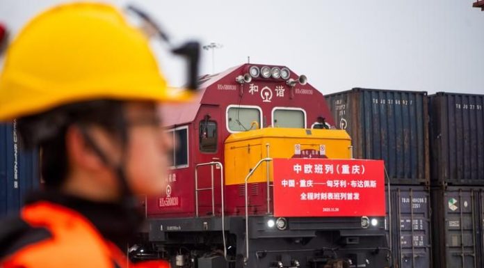 Cina: da Chongqing parte nuovo treno merci a orario fisso per Budapest (2)