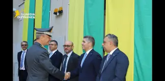 Il generale della Guardia di Finanza Magliocco in visita al Comando Provinciale di Palermo