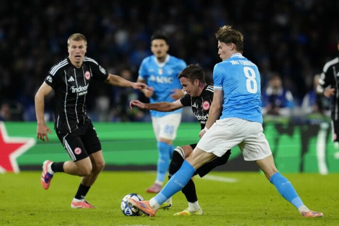 SSC Napoli v Eintracht Frankfurt - UEFA Champions League 2025/26 League Phase MD4