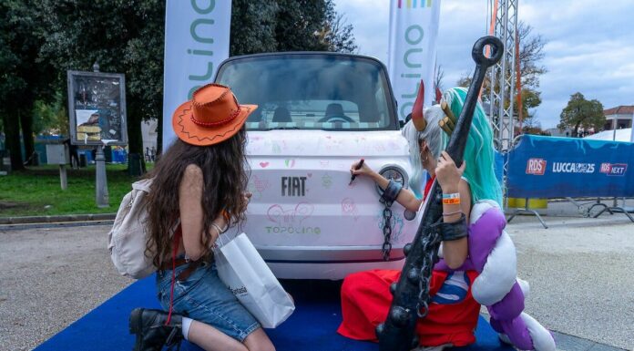 Fiat Topolino e Grande Panda al Lucca Comics & Games 2025 insieme a RDS