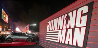 Alpine A290 elettrizza il red carpet all’anteprima del film Running Man