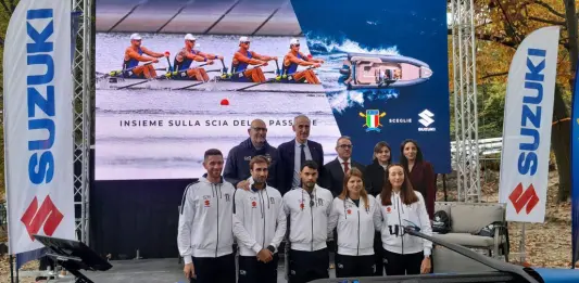 Innovazione e spirito di squadra, accordo tra Suzuki e Federcanottaggio