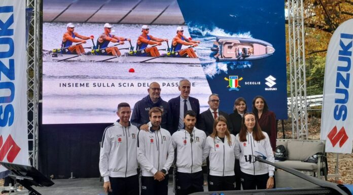 Innovazione e spirito di squadra, accordo tra Suzuki e Federcanottaggio