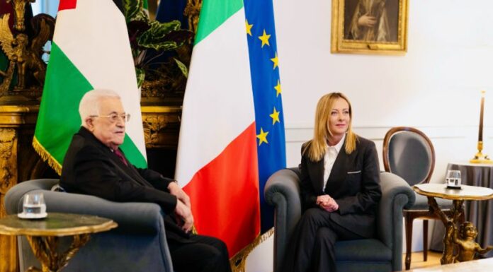 Meloni incontra Abu Mazen, dare rapida attuazione al piano Trump