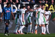 Il Sassuolo domina a Bergamo, Berardi affonda l’Atalanta di Juric