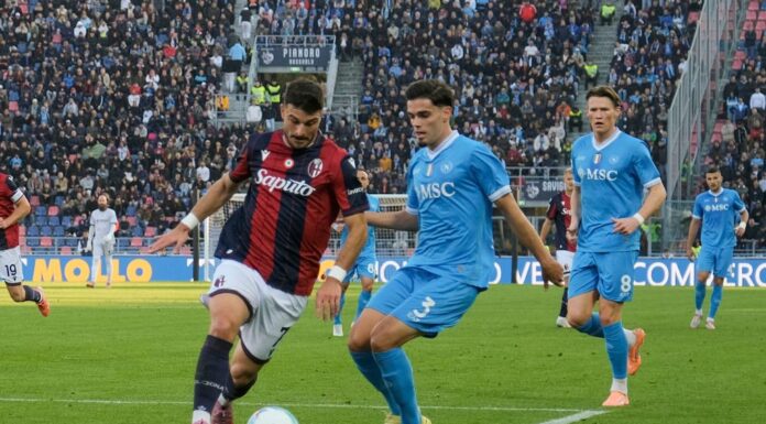 Il Napoli cade 2-0 a Bologna, decidono Dallinga e Lucumì