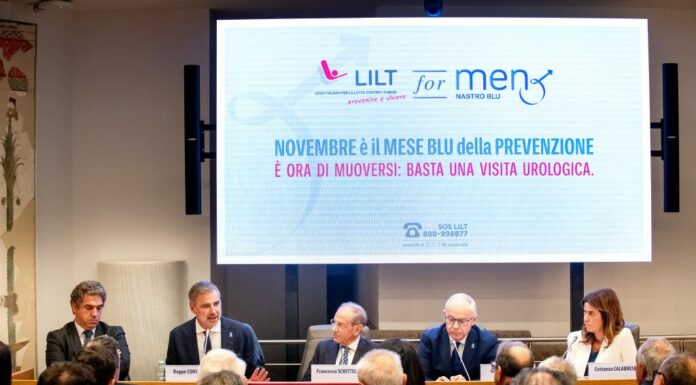 Prevenzione dei tumori maschili, Lilt lancia la campagna “Nastro Blu”