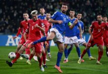 L’Italia vince in Moldova 2-0, decidono nel finale Mancini ed Esposito