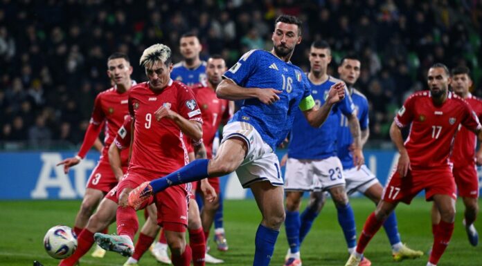 L’Italia vince in Moldova 2-0, decidono nel finale Mancini ed Esposito