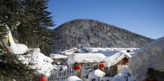 Cina, area turistica panoramica su ghiaccio e neve apre nello Heilongjiang