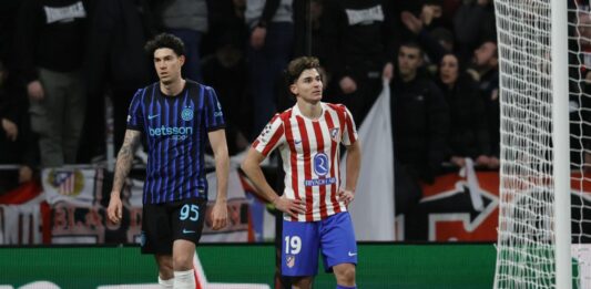 Inter beffata nel recupero in Champions, 2-1 per l’Atletico Madrid