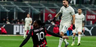 Leao mette ko la Lazio, il Milan in vetta aspettando Roma-Napoli