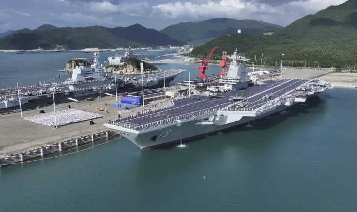 CHINA-HAINAN-SANYA-FUJIAN AIRCRAFT CARRIER-COMMISSIONING (CN)