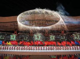 Cina: la cerimonia di apertura della 15ma edizione dei Giochi Nazionali (3)