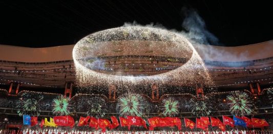 Cina: la cerimonia di apertura della 15ma edizione dei Giochi Nazionali (3)